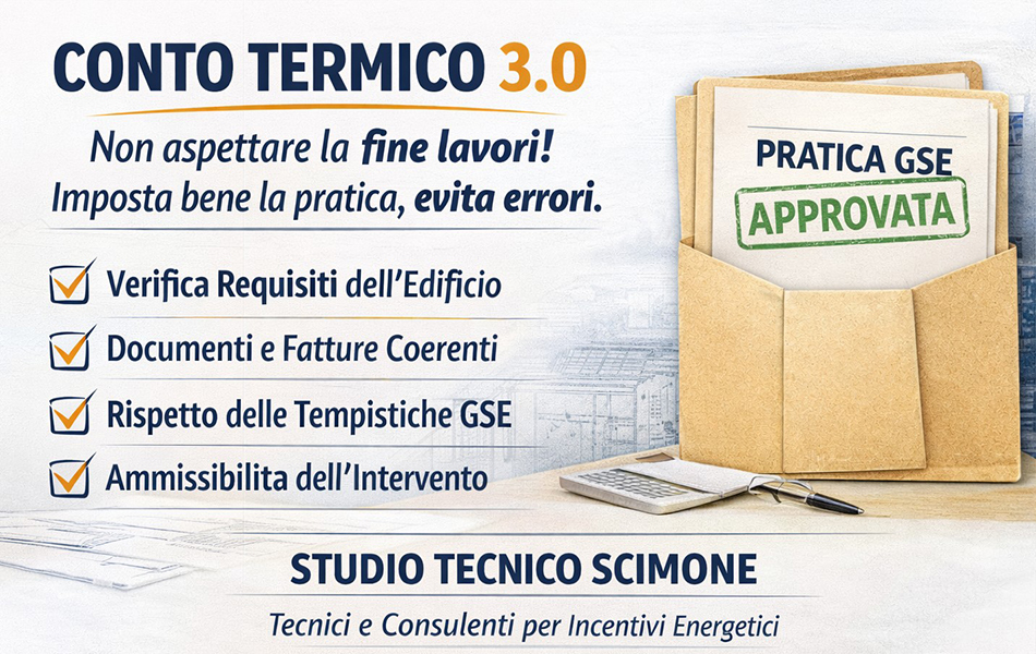Studio Tecnico Scimone – Gestione pratiche Conto Termico 3.0